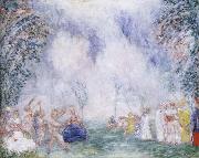 James Ensor The Garden of love Sweden oil painting artist